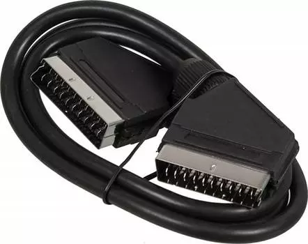 Кабель SCART(M)-SCART(M), 1 м, черный Ningbo (6928431200773)