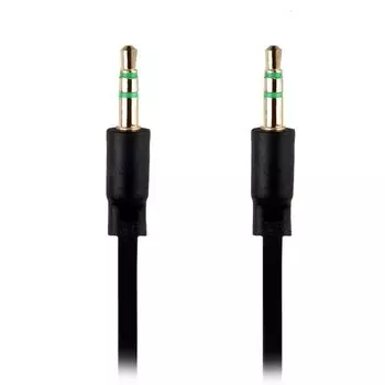 Кабель соединительный Activ Jack 3.5-Jack 3.5, 1м, черный (Clean Line)