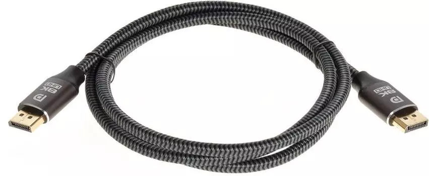 Кабель соединительный аудио-видео DisplayPort(20M)-DisplayPort(20M) v1.4 4K, 8K, 1.5 м, черный Telecom TCG750-1.5M