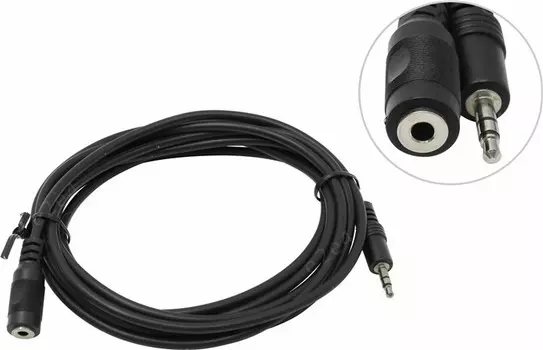 Кабель соединительный Telecom Jack 3.5-Jack 3.5, 3м, черный (TAV7179-3M)