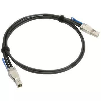 Кабель SuperMicro CBL-SAST-0573, SFF-8644 (mini SAS HD) - SFF-8644 (mini SAS HD), 1 м, черный (CBL-SAST-0573)