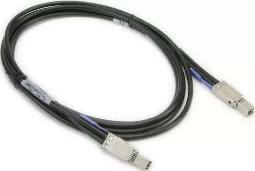 Кабель SuperMicro, SFF-8644 (mini SAS HD) - SFF-8644 (mini SAS HD), 2м, черный (CBL-SAST-0690/CBL-SAST-0690-1)
