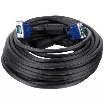 Кабель SVGA (15M-15M) 2-фильтра, 15m