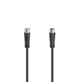 Кабель TV(M)-TV(F), экранированный, 1.5м, черный Hama H-205052 (00205052)