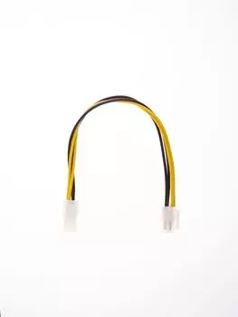 Кабель-удлинитель питания ATX 4-pin(M)-ATX 4-pin(F), 20см Telecom (EXT-4M-4F-20SM)