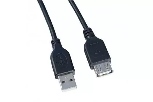 Кабель-удлинитель USB(Am)-USB(Af), 1 м, черный, PERFEO (30003920)