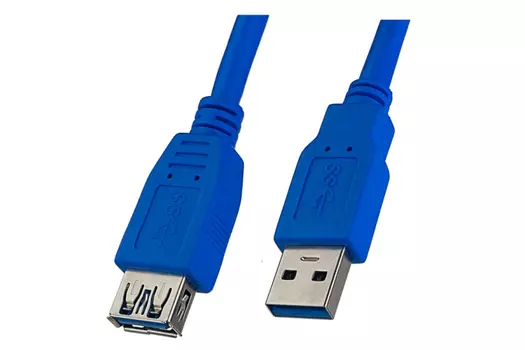 Кабель-удлинитель USB 3.0(Af)-USB 3.0(Am), синий PERFEO (U4603 / 30013053)