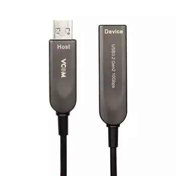 Кабель-удлинитель USB(Am)-USB(Af), 15 м, черный, Telecom D3730 (D3730-15.0)