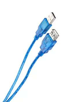 Кабель-удлинитель USB(Am)-USB(Af), 1.8 м, прозрачный, Telecom (VUS6956T-1.8M)