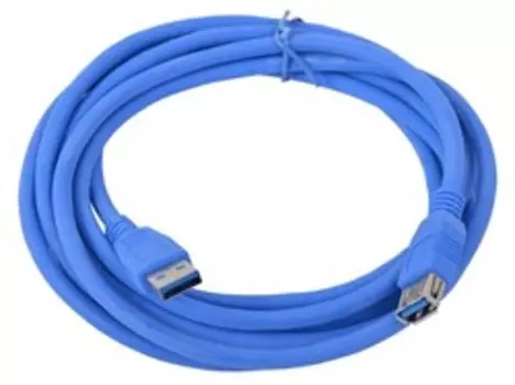 Кабель-удлинитель USB(Am)-USB(Af), 2 м, синий, ACD (ACD-U2AAF-20L)