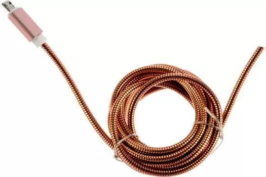 Кабель USB2.0(Am)-micro, Cablexpert, 0.5m, золотистый, серия Gold, блистер (CC-G-mUSB02Cu-0.5M)