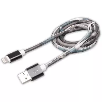 Кабель USB2.0-Lightning 8pin, Ritmix, 1m, коричневый (RCC-422)