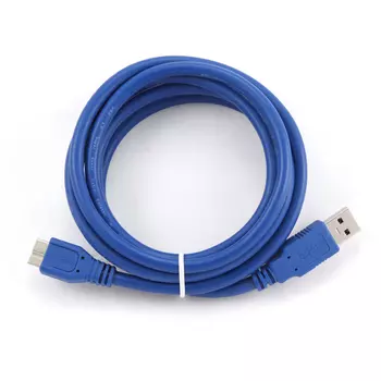 Кабель USB3.0(Am)-microUSB , Gembird, 0,5м, синий (CCP-mUSB3-AMBM-0.5M)