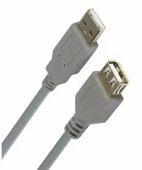 Кабель USB 1.0(Af)-Mini USB 1.1(Bm), экранированный, 1 м, серый, PREMIER (5-940 1.0)