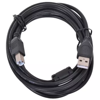Кабель USB(Am)-USB(Bm), ферритовый фильтр, 4.5 м, черный, Gembird Pro (CCF-USB2-AMBM-15)