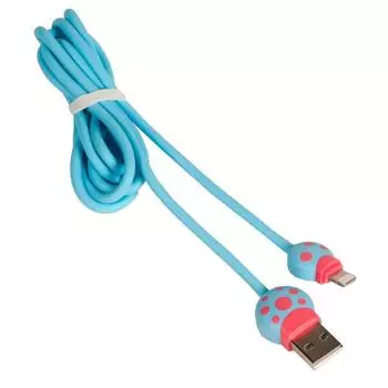 Кабель USB 2.0(Am)-Lightning 8-pin(m), 2.4A 1.2 м, синий Joy Room S-L124 (S-L124i)