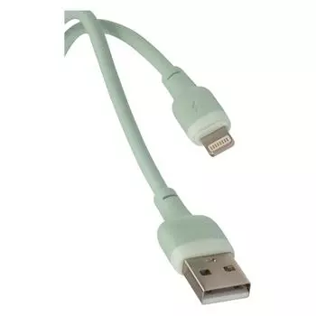 Кабель USB-Lightning 8-pin, 3A, 1м, зеленый Red Line Touch (УТ000030883)