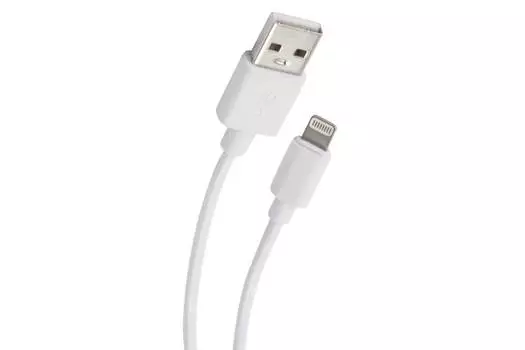 Кабель USB-Lightning 8-pin, 1.5A 1 м, белый Red Line (УТ000023129)