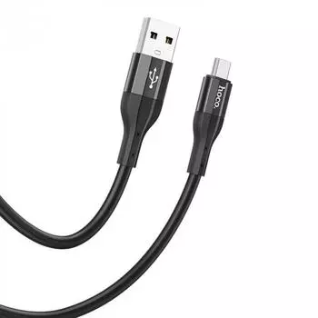 Кабель USB-Micro USB, 2.4A, 1м, черный HOCO X72 (6931474761774)