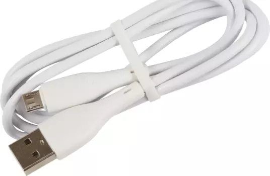 Кабель USB-Micro USB, 2A 1 м, белый UNBROKE Fika (УТ000029871)