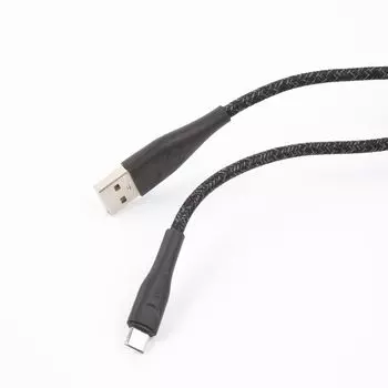 Кабель USB-Micro USB, 2м, черный USAMS SJ396 (SJ396USB01)