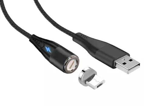 Кабель USB 2.0(Am)-Micro USB 2.0(Bm), 3A быстрая зарядка, 1м, черный Jet.A (JA-DC28 1m Black)