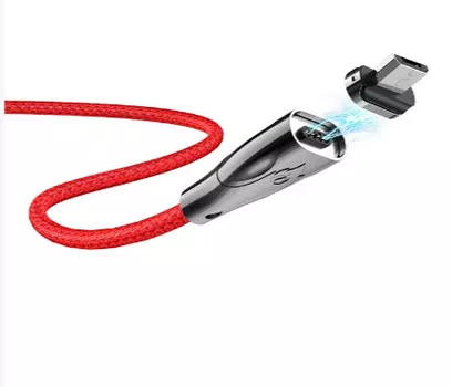 Кабель USB 2.0(Am)-Micro USB 2.0(Bm), экранированный, 3A быстрая зарядка, 1.2м, красный HOCO