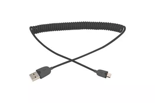 Кабель USB 2.0(Am)-micro USB (m), 2.4А, 1 м, черный, REXANT (18-4300)