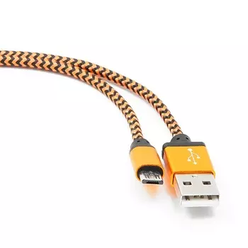 Кабель USB/microUSB 5P, 1m, оранжевый, Cablexpert (CC-mUSB2oe1m)