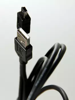 Кабель USB 2.0(Am)-Mini USB 2.0(Bm), 1м, черный Telecom (TC6911BK-1.0M)