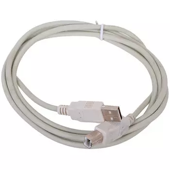 Кабель USB 2.0(Am)-USB 2.0(Bm), 1.8м, серый AOpen (ACU201-1.8MG)