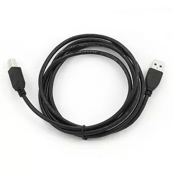 Кабель USB(Am)-USB(Bm), экранированный, 1.8 м, черный, Cablexpert Pro (CCP-USB2-AMBM-6)