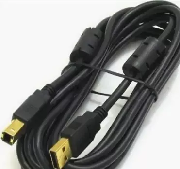 Кабель USB(Am)-USB(Bm), ферритовый фильтр, экранированный, 3А, 3 м, черный, Bion (BXP-CCF-USB2-AMBM-030)