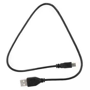 Кабель USB 2.0(AM)-USB 2.0 miniBM, Гарнизон, 0.5m, черный (GCC-USB2-AM5P-0.5M)