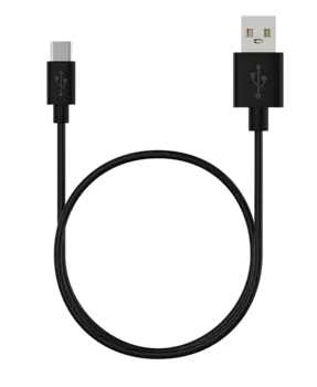 Кабель USB 2.0(Am)-USB 2.0 Type-C(m), 2A 1.2 м, черный Maxvi MC-02 plus (00000027031)