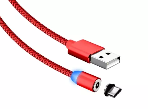 Кабель USB 2.0(Am)-USB 2.0 Type-C(m), 2A быстрая зарядка, 1м, красный Jet.A (JA-DC36 1m Red)