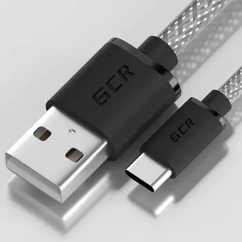 Кабель USB 2.0(Am)-USB 2.0 Type-C(m), 30см, черный Greenconnect GCR-UC1 (GCR-UC1AM-BB2S-0.3m)