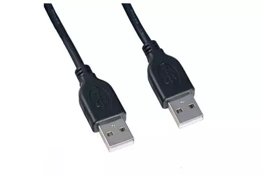 Кабель USB(Am)-USB(Am), экранированный, 1.8 м, черный, PERFEO (U4401 / 30003917)