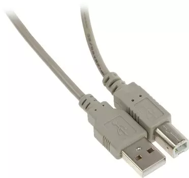 Кабель USB(Am)-USB(Bm), 1.8 м, серый, Behpex (218998)