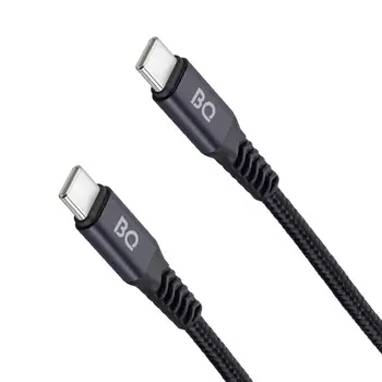 Кабель USB Type-C-2xUSB 2.0 Type-C, 3.25A, 2м, черный BQ CC01