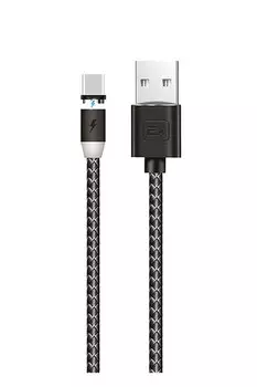 Кабель USB 2.0 Type-C(m)-USB 2.0(Am), 2.1A, 2м, черный Exployd Classic (EX-K-955)