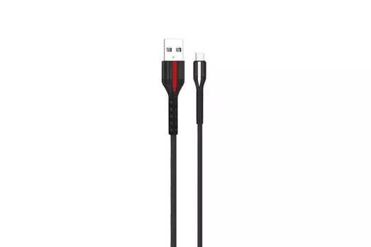 Кабель USB 2.0 Type-C(m)-USB 2.0(Am), 2A, 1м, черный Exployd Classic (EX-K-1025)