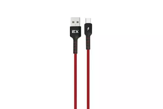 Кабель USB 2.0 Type-C(m)-USB 2.0(Am), 2A, 1м, красный Exployd Classic (EX-K-1015)