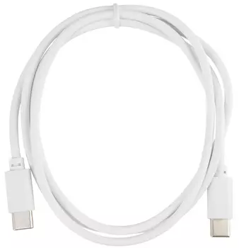 Кабель USB Type-C-USB Type-C, 3A, 1 м, белый Buro (PD15W/1503808)