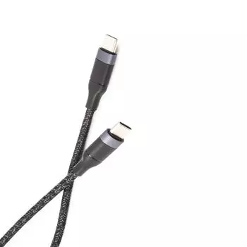 Кабель USB Type-C-USB Type-C, 1.2 м, черный USAMS 100W Power Delivery SJ400 (SJ400USB01)