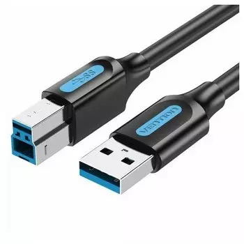 Кабель USB 3.0(Am)-USB 3.0(Bm), 2 м, черный Vention COOBH (COOBH)