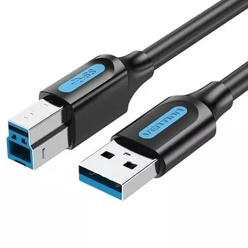 Кабель USB 3.0(Am)-USB 3.0(Bm), 3 м, черный Vention COOBI (COOBI)
