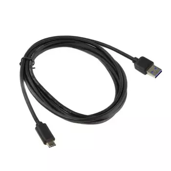 Кабель USB-USB Type-C, экранированный, быстрая зарядка, 3A 2 м, черный ACD Nexus 933A (ACD-U933A-C2B)