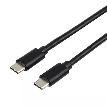Кабель USB Type-C-USB Type-C, быстрая зарядка, 5А, 100 Вт, 1.5 м, черный, TopON TOP-TC (TOP-TCB)