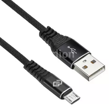 Кабель USB-micro, Digma , 1.2m, черный (1080378)